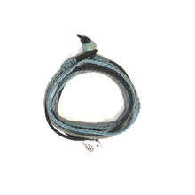 Load image into Gallery viewer, Blue and Grey Women&#39;s Triple Wrap Bracelet
