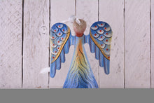 Load image into Gallery viewer, Painted Angel Ornament Blue
