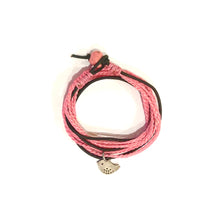 Load image into Gallery viewer, Pink Women&#39;s Triple Wrap Bracelet
