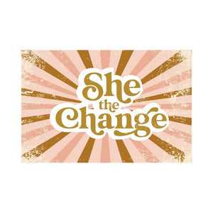 She The Change Women's T- Shirt